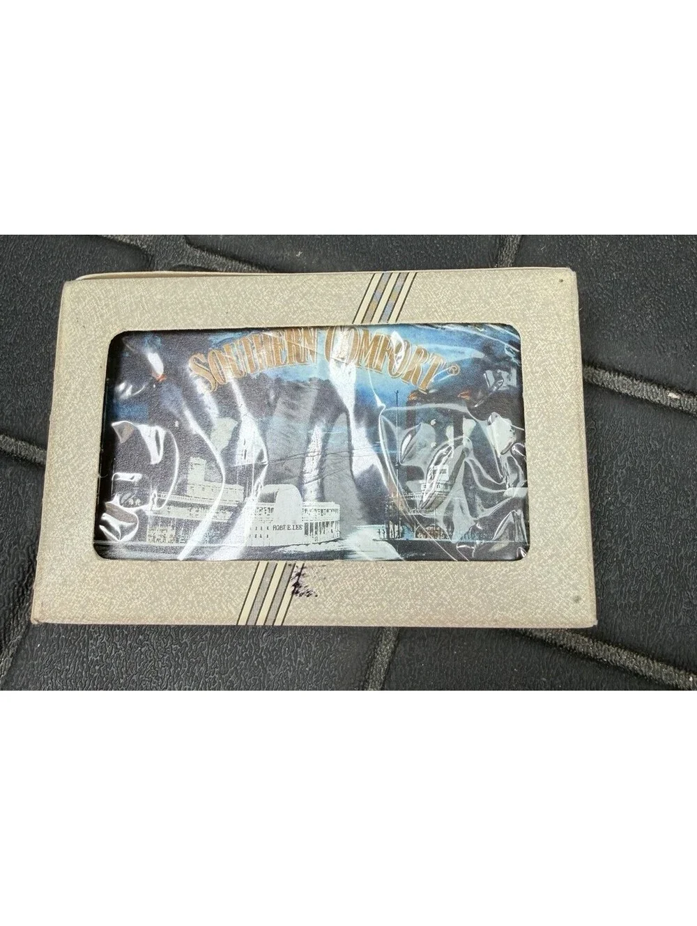 Vintage Southern Comfort LIBERTY BRIDGE Plastic  Coated Playing Cards Sealed